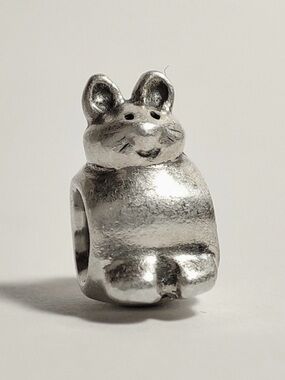 Authentic Pandora Sterling Silver Cat Charm